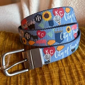 NWT Doc Murphy Garment Dyed City Collection Kansas City American Made Men’s Belt